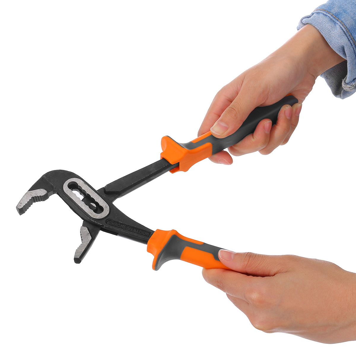 810-Chrome-Heavy-Duty-Anti-Slip-Alligator-Water-Pump-Grips-Pliers-Tool-1676647-6