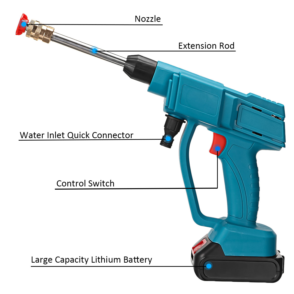 88VF-Cordless-High-Pressure-Washer-Car-Washing-Machine-Water-Cleaner-Spray-Guns-W-None12-Battery-For-1870219-10