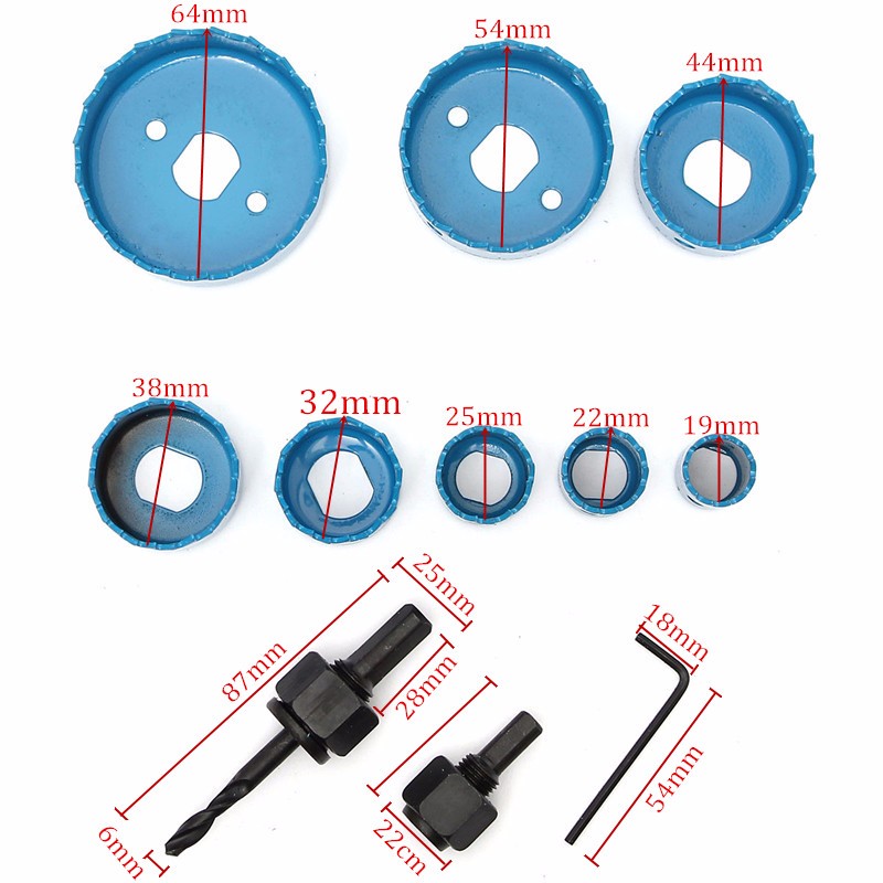 8pcs-Blue-Hole-Saw-Cutter-Set-with-Hex-Wrench-Wood-Alloy-Iron-Cutter-for-Woodworking-1554163-2