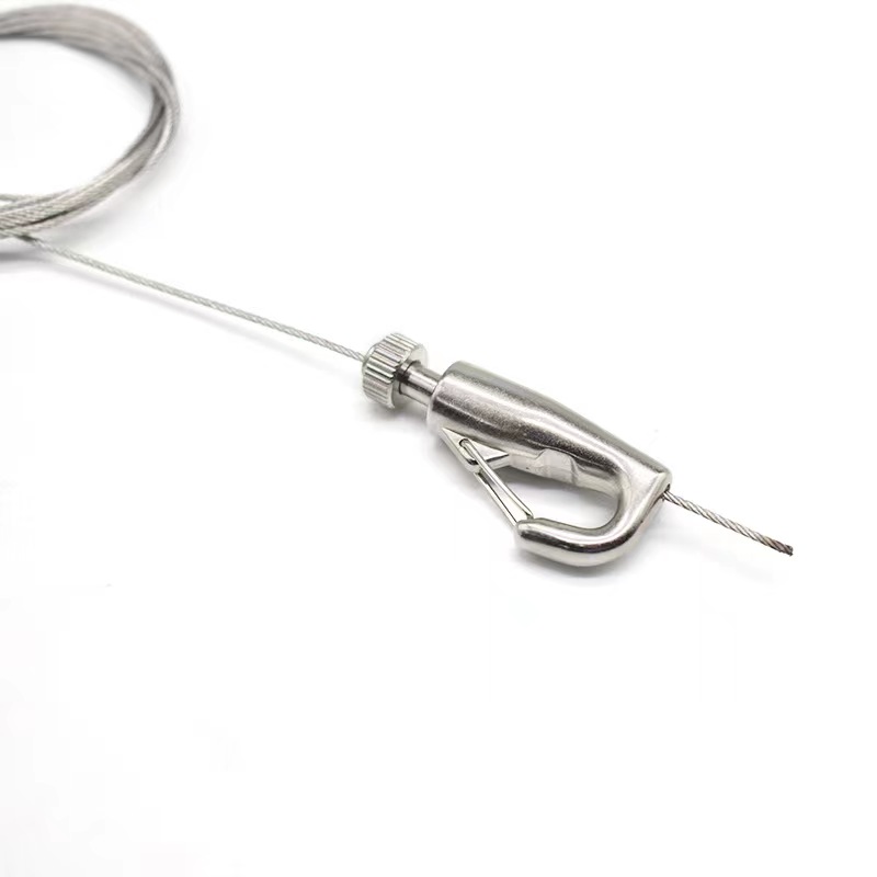 8pcs-Picture-Hanging-System-Self-Locking-Adjustable-Hook---Perlon--Steel-wire-1351760-1