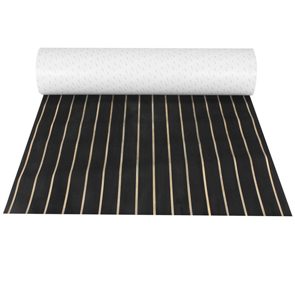 90cmx240cmx6mm-Black-with-Yellow-Line-EVA-Foam-Marine-Flooring-Faux-Teak-Boat-Decking-Sheet-1240533-5