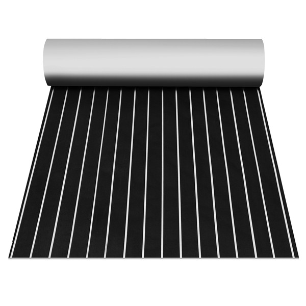 90x240cm-Blcak-with-White-EVA-Foam-Teak-Boat-Flooring-Sheet-Yacht-Synthetic-Teak-Decking-Pad-1275515-4