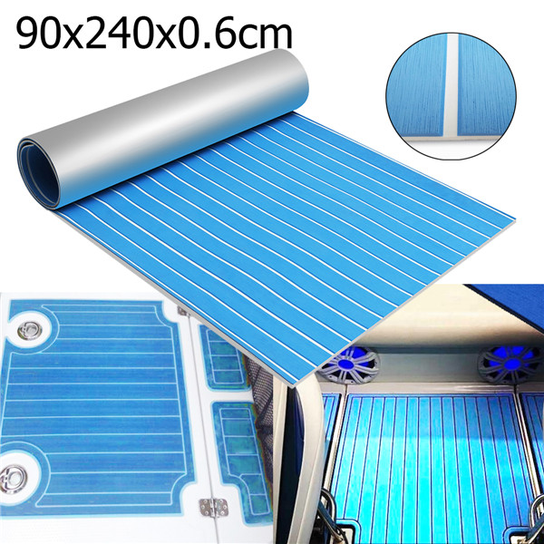 90x240cm-Blue-with-White-EVA-Foam-Teak-Boat-Flooring-Sheet-Yacht-Synthetic-Teak-Decking-Pad-1275502-1