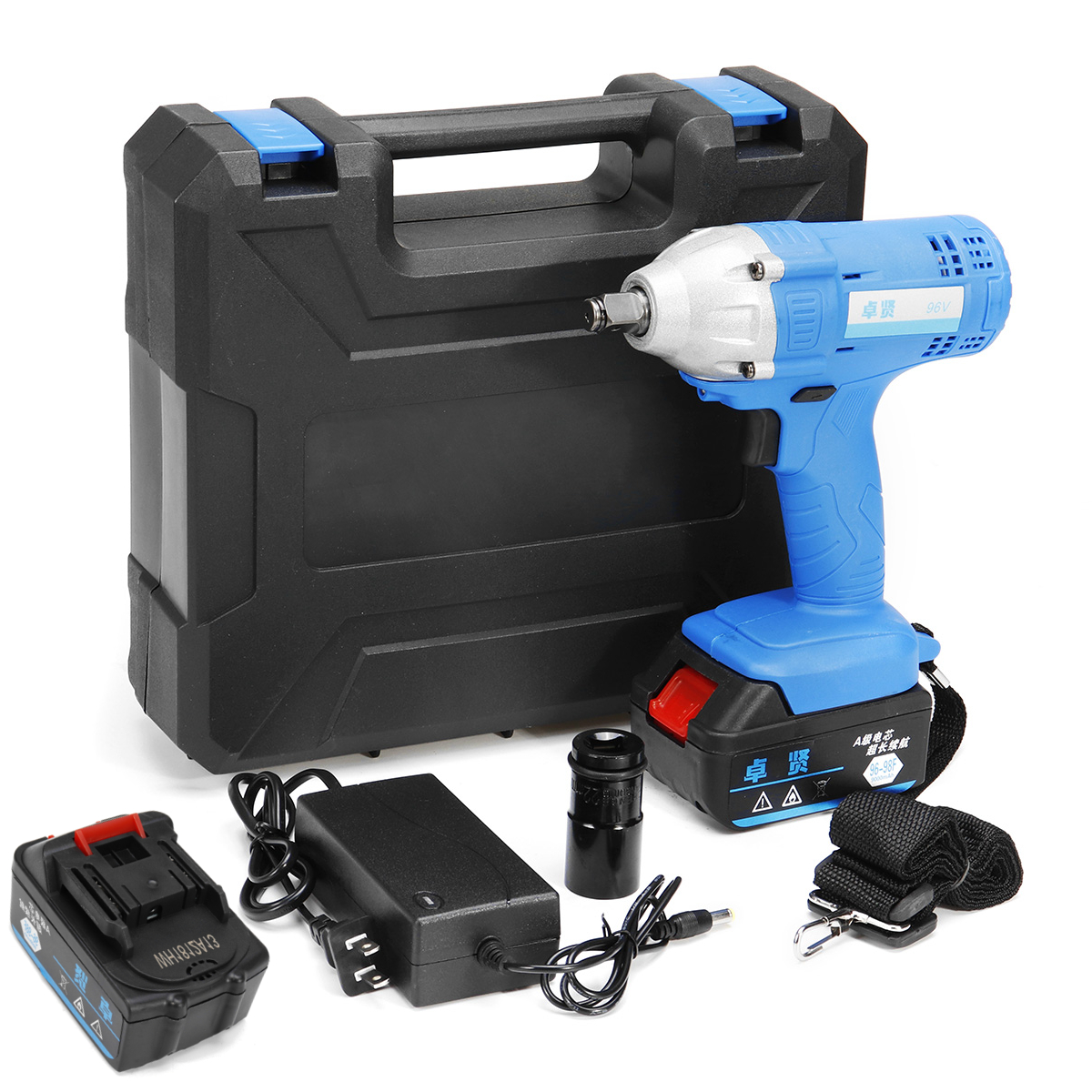 96V-Electric-Cordless-Wrench-320nm-High-Torque-Driver-Tool-W-2-Lithium-Battery-1447821-3