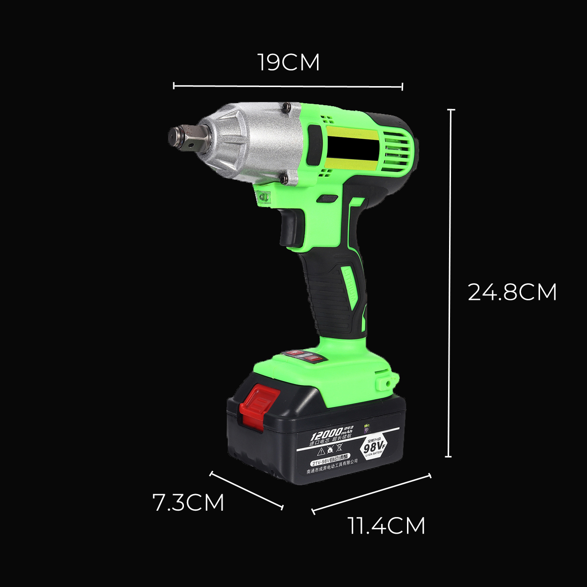 98VF-12000mAh-Electric-Cordless-Impact-Wrench-Drill-High-Torque-Power-Repair-Tools-Kit-1595068-3