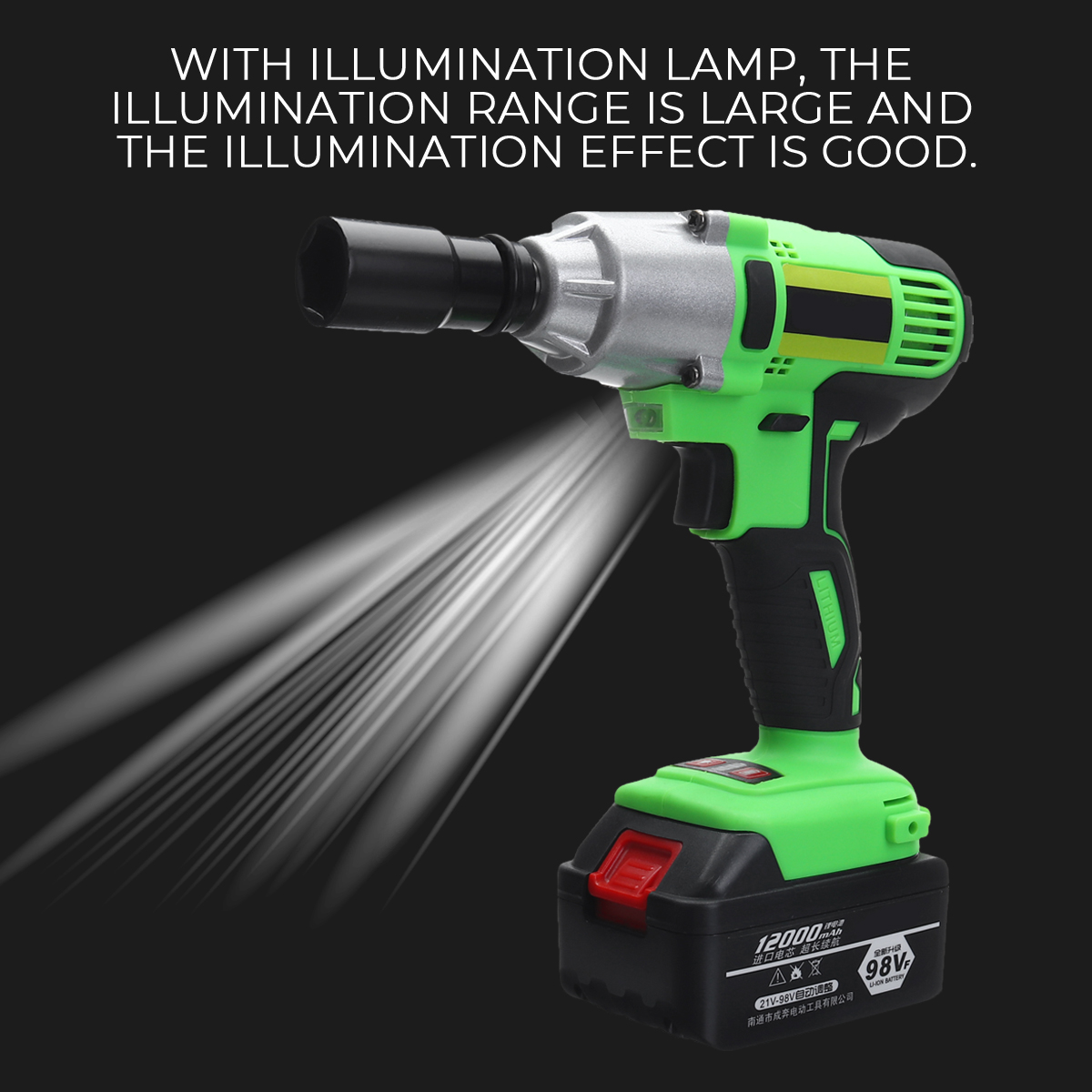 98VF-12000mAh-Electric-Cordless-Impact-Wrench-Drill-High-Torque-Power-Repair-Tools-Kit-1595068-4