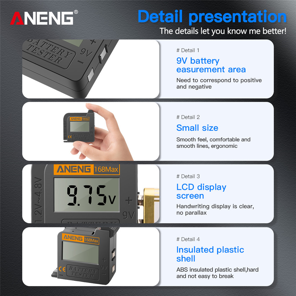 ANENG-168Max-Digital-Lithium-Battery-Capacity-Tester-Universal-Test-Checkered-Load-Analyzer-Display--1709622-10