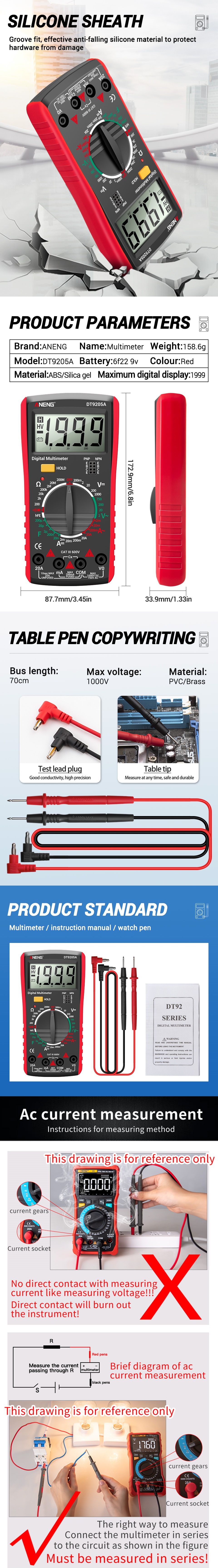 ANENG-DT9205A-Newly-HD-Digital-True-RMS-Professional-Multimeter-Auto-ACDC-Voltage-Current-Tester-Buz-1833659-3