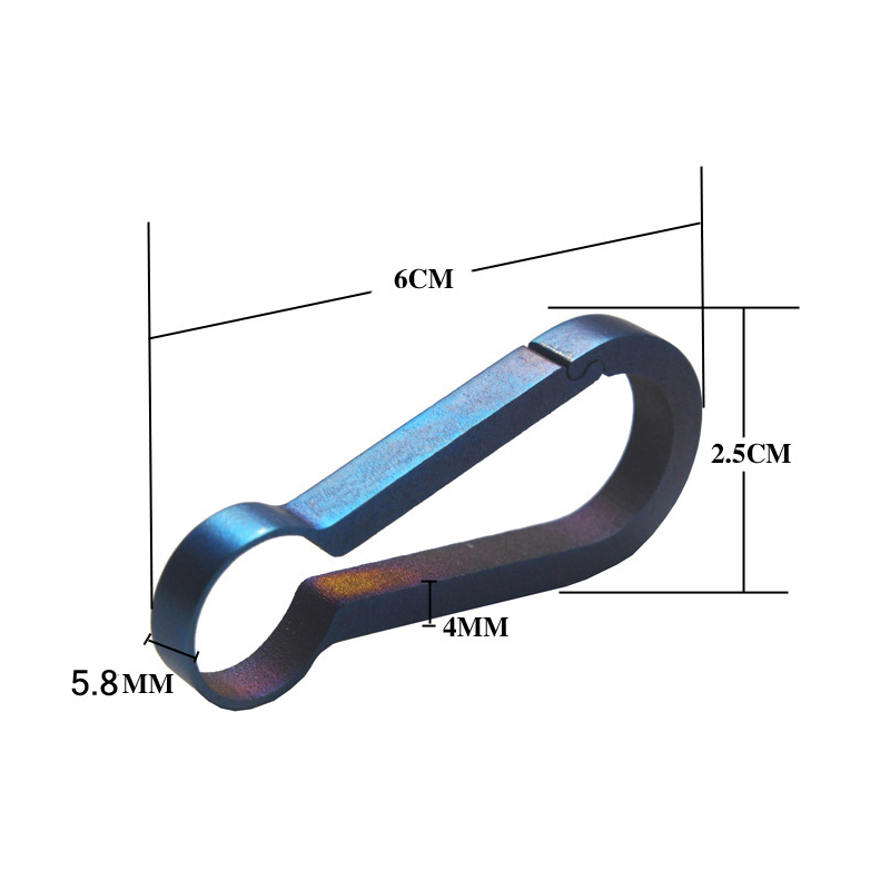 AOTDDORtrade-EDC-60mm-Blue-Quick-Release-Keychain-Titanium-Alloy-Mini-Key-Ring-1155900-2