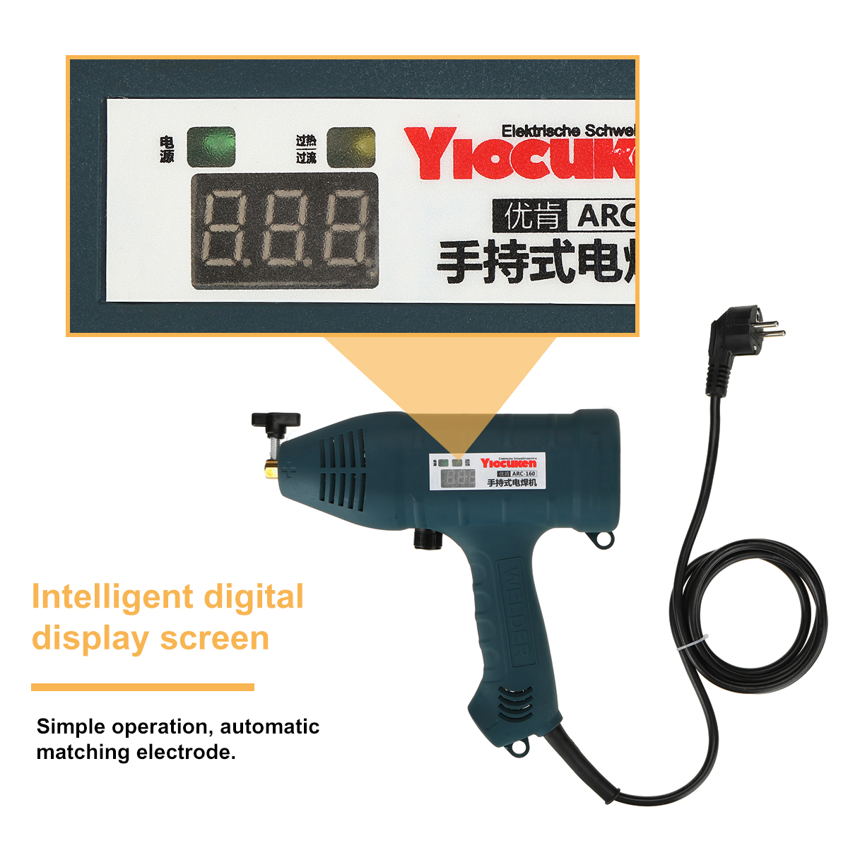 ARC-Welding-Machine-600W-160A-Intelligent-Handheld-Welding-Machine-Tools-2532mm-Rods-1902477-3