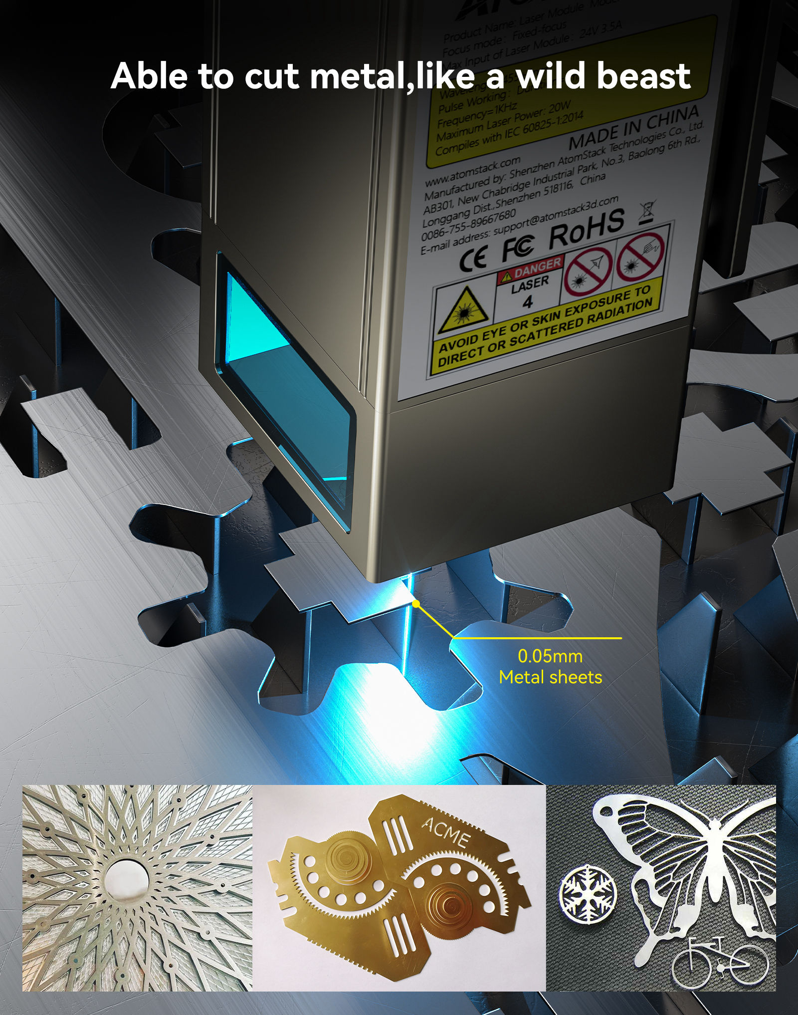 ATOMSTACK-20W-Laser-Engraving-Machine-S20Pro-Laser-Engraver-20W-Effect-High-Precision-Laser-Laser-En-1954058-3