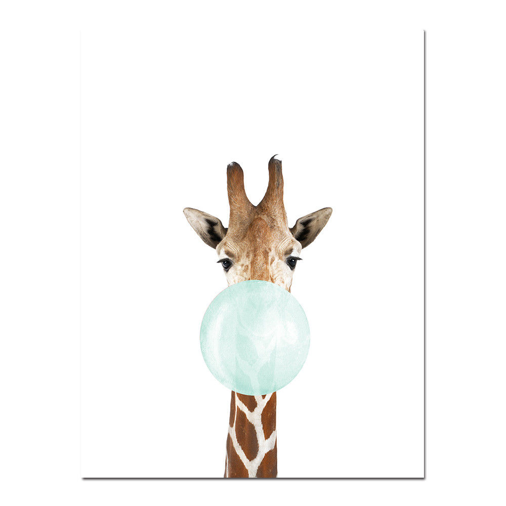 Animal-Canvas-Funny-Poster-Deer-Koala-Elephant-Baby-Art-Print-Kid-Bedroom-Decor-1739331-6
