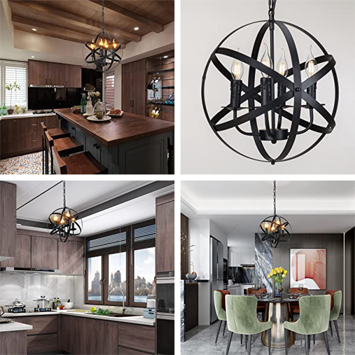 Antique-Style-Industrial-Vintage-Lighting-Ceiling-Chandelier-4-Lights-Decorative-Luminaire-Metal-Han-1754124-2