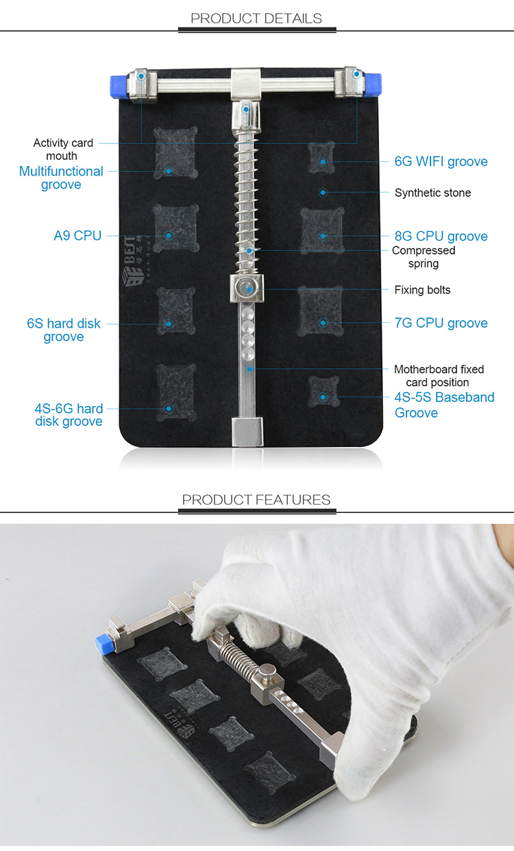 BEST-BST-001E-Mobile-Phone-Board-Repair-PCB-Fixture-Holder-Work-Station-Platform-Fixed-Support-Clamp-1351879-2