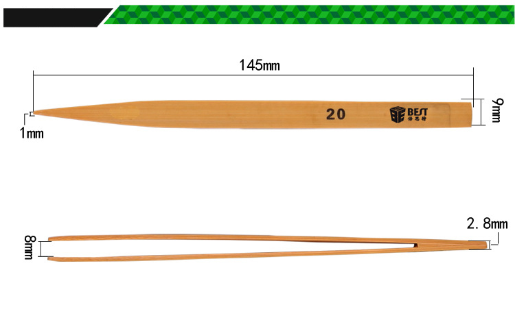 BEST-BST-20-Industrial-Non-tooth-Bamboo-Tweezers-Anti-loss-Tweezer-Anti-static-1363152-3