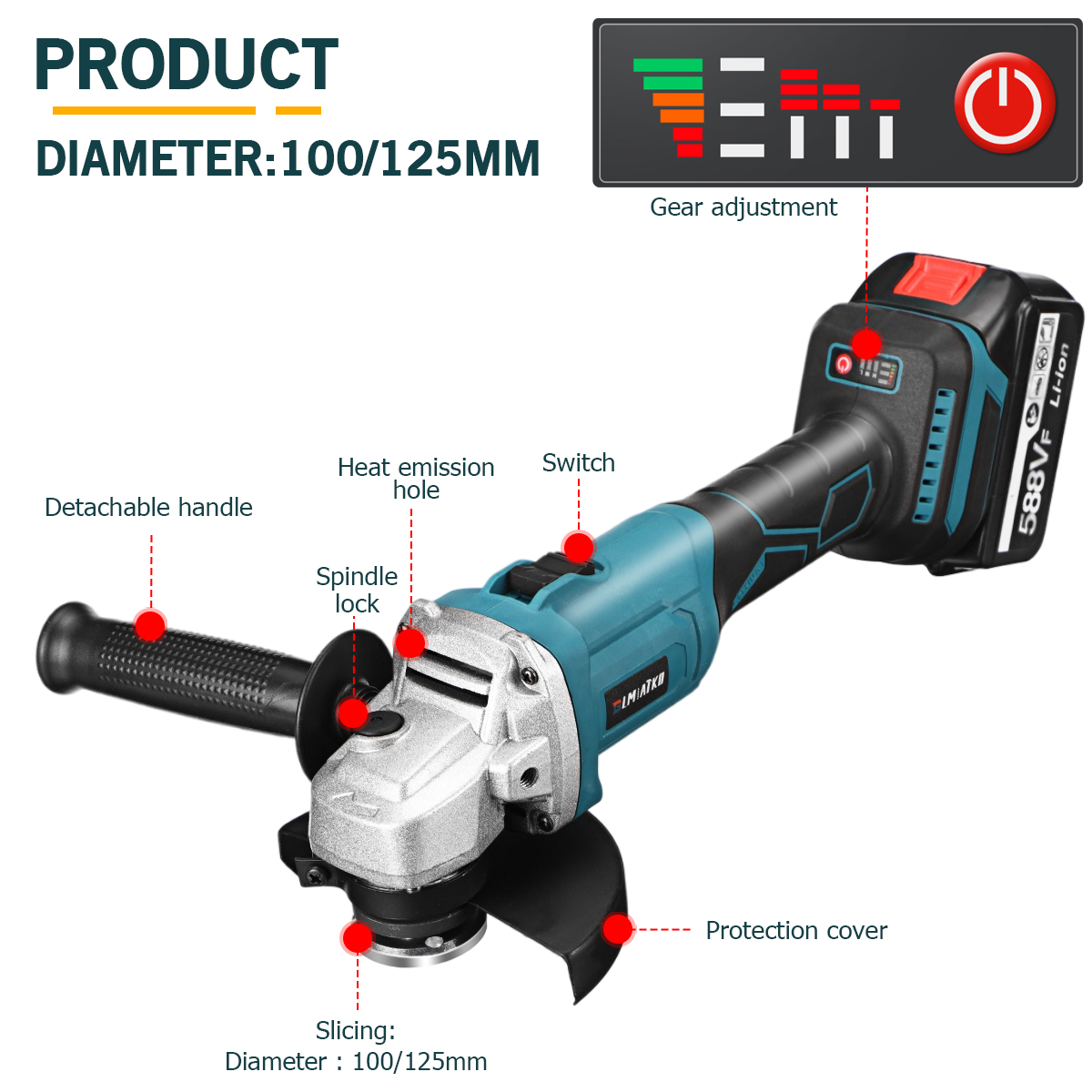 BLMIATKO-220V-125MM-100MM-34-Speed-Brushless-Electric-Angle-Grinder-Cutting-Grinding-Machine-Power-T-1943200-15