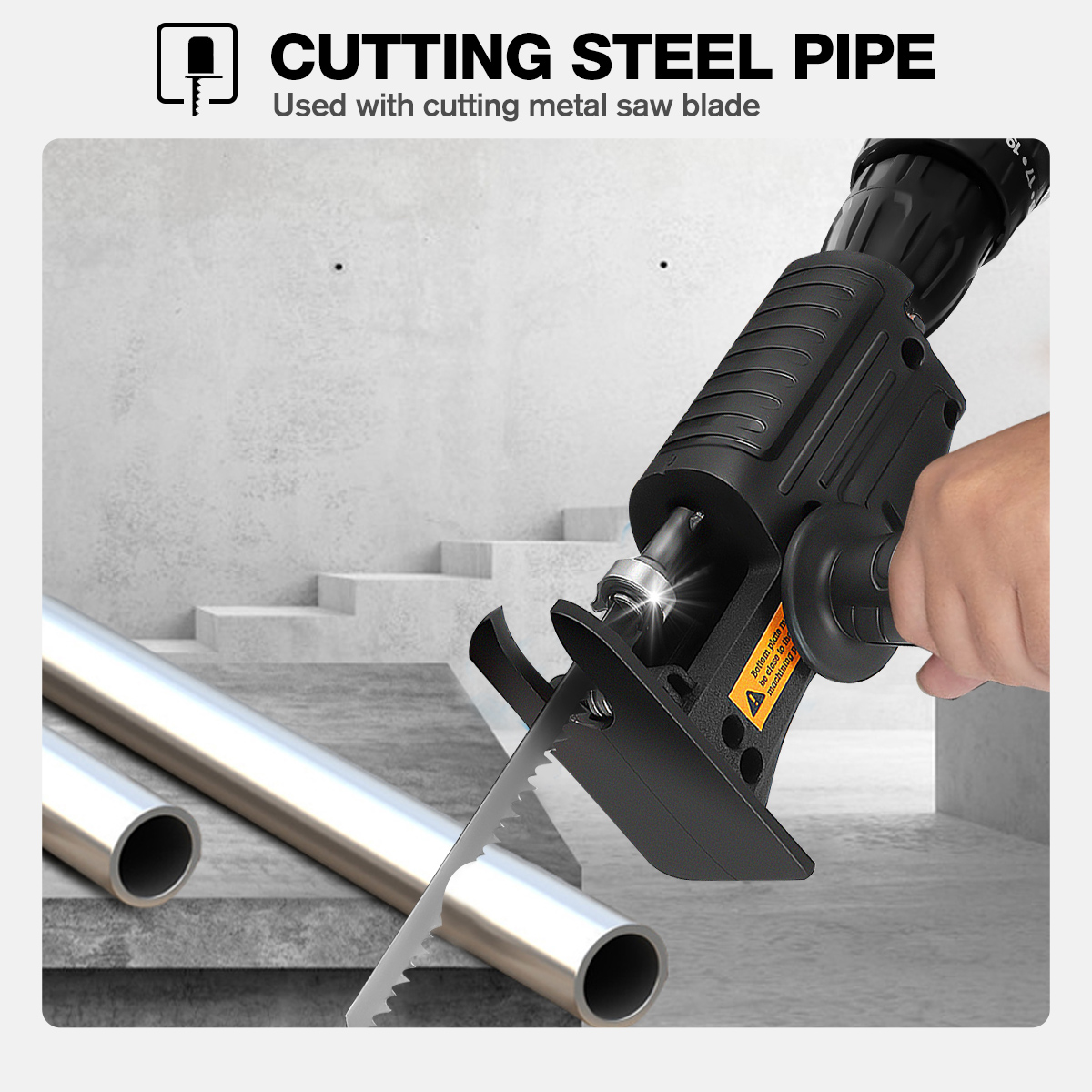 BLMIATKO-Electric-Drill-Modified-To-Electric-Saws-Reciprocating-Saw-Adapter-Accessory-with-Sawblade--1937499-5