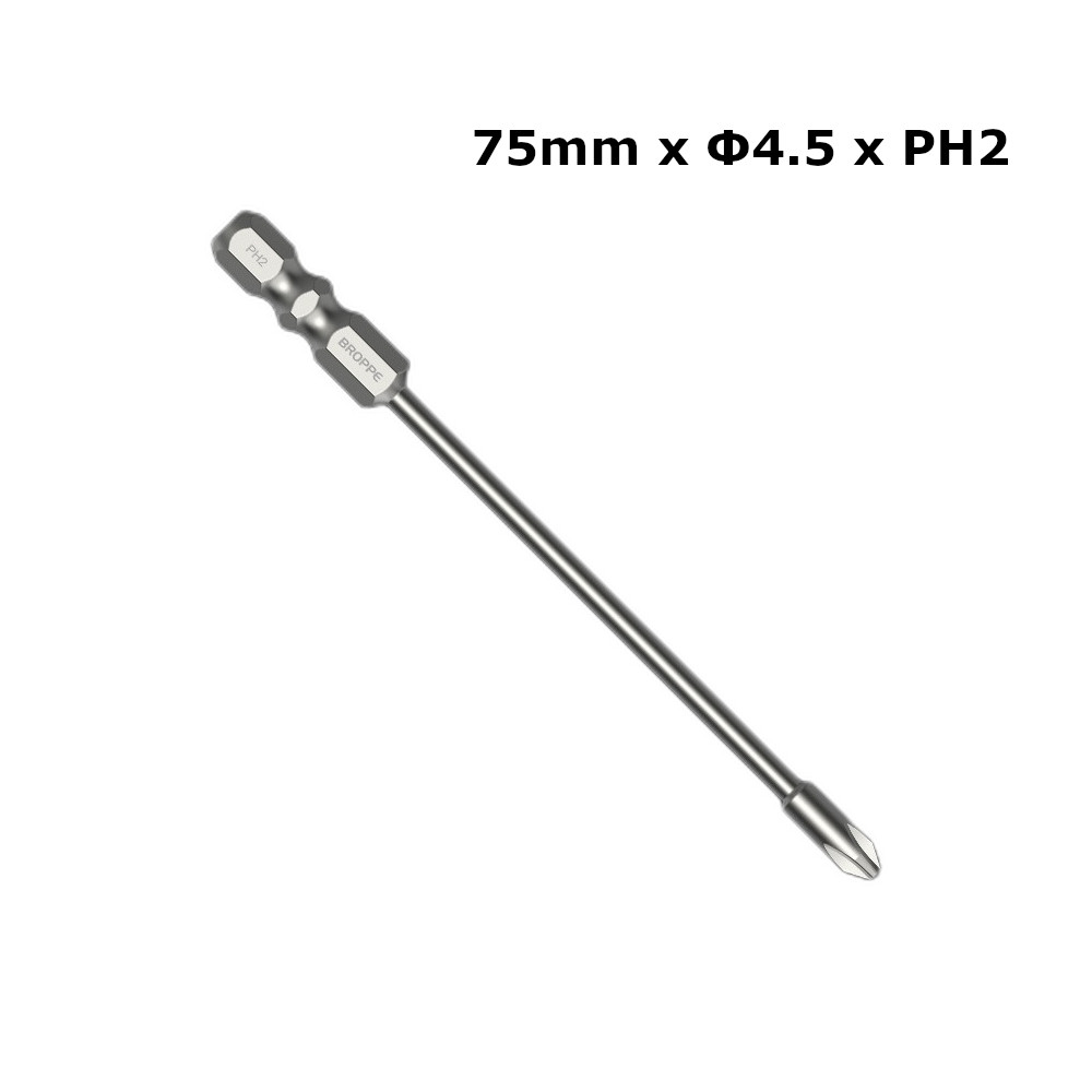 BROPPE-10Pcs-75mm-Cross-Bit-With-Magnetic-Electric-Drill-Electric-Screwdriver-Screwdriver-Head-Wind--1817606-2