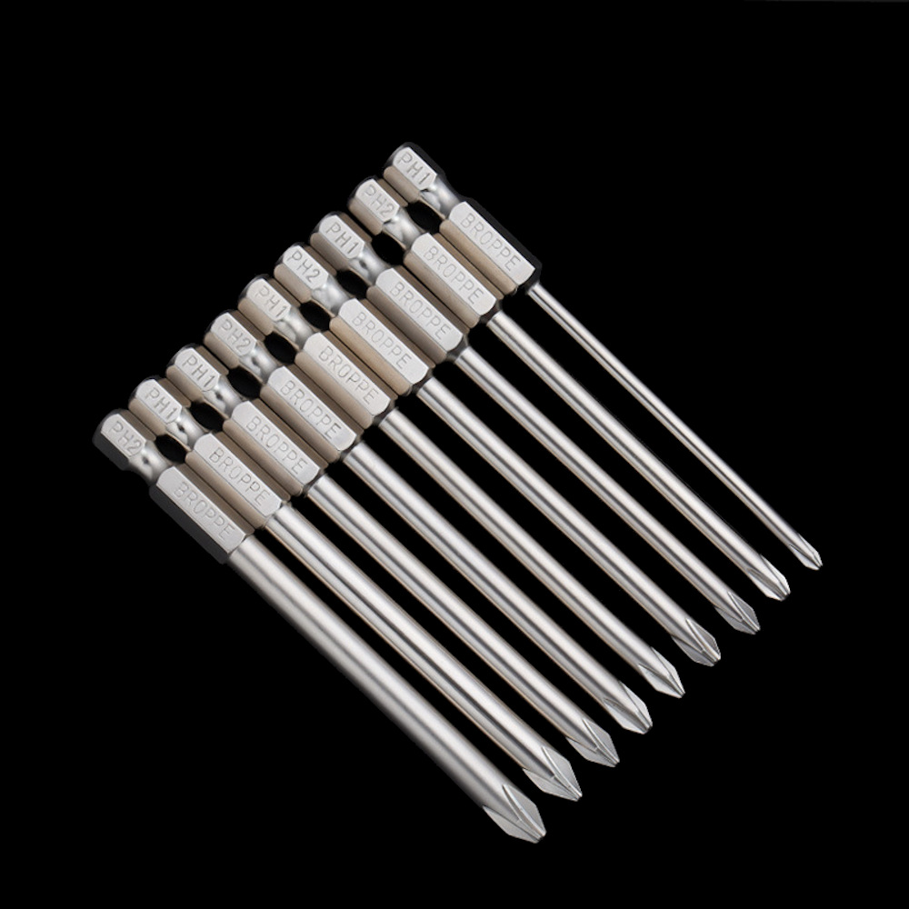 BROPPE-10Pcs-75mm-Cross-Bit-With-Magnetic-Electric-Drill-Electric-Screwdriver-Screwdriver-Head-Wind--1817606-6