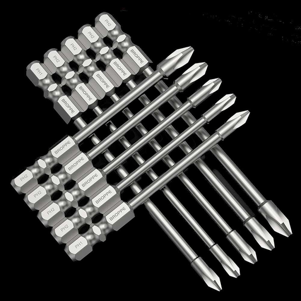 BROPPE-10Pcs-75mm-Cross-Bit-With-Magnetic-Electric-Drill-Electric-Screwdriver-Screwdriver-Head-Wind--1817606-7