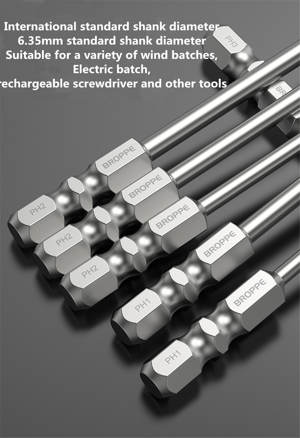 BROPPE-10Pcs-75mm-Length-Impact-Phillips-Screwdriver-Bit-High-Torque-Cross-Screwdriver-Bit-S2-Strong-1734389-4