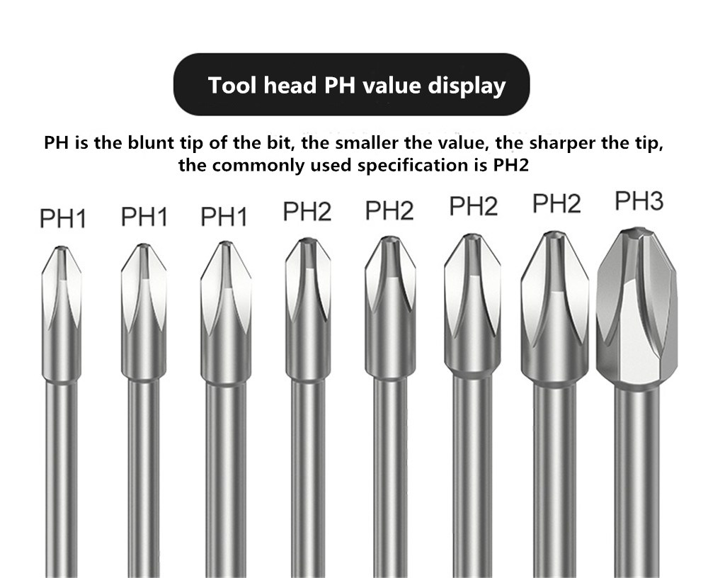 BROPPE-10Pcs-75mm-Length-Impact-Phillips-Screwdriver-Bit-High-Torque-Cross-Screwdriver-Bit-S2-Strong-1734389-7