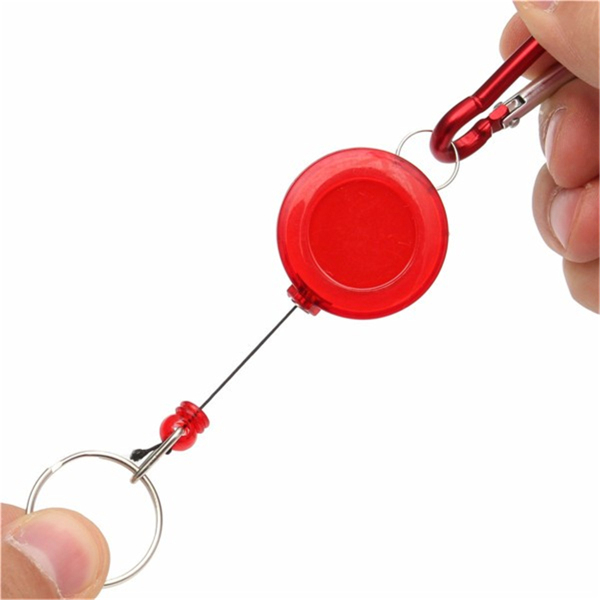 Badge-Reel-Telescopic-Key-Buckle-Carabiner-Recoil-Retractable-Holder-Key-Chain-4-Colors-1158275-5