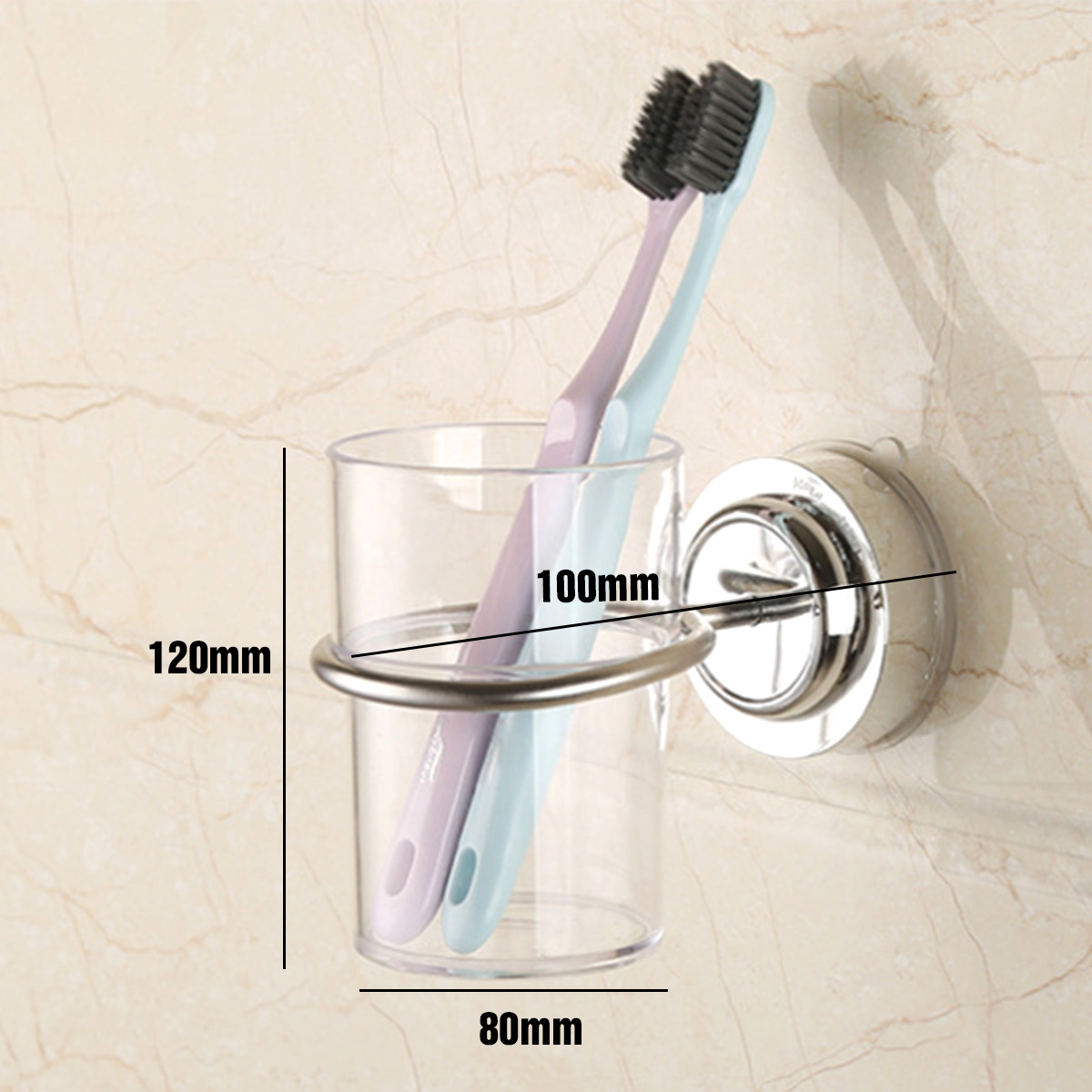 Bathroom-Suction-Wall-Mounted-Single-Stainless-Toothbrush-Tumbler-Holder-with-Cup-1758217-4