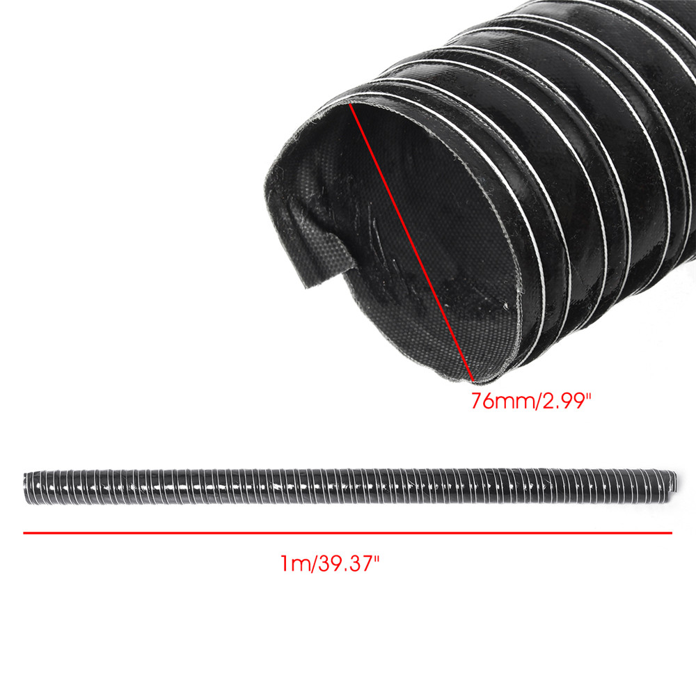 Black-Air-Ducting-Pipe-Flexible-Silicone-Hose-1M-Length-Hot-And-Cold-Cooling-Transfer-Extractor-1422429-6