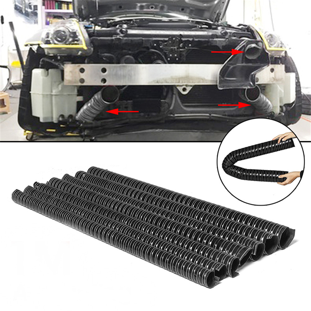 Black-Air-Ducting-Pipe-Flexible-Silicone-Hose-1M-Length-Hot-And-Cold-Cooling-Transfer-Extractor-1422429-7