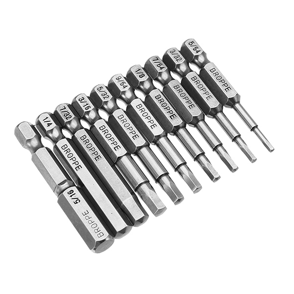 Broppe-10pcs-SAE-564-516-Inch-Hex-Head-Screwdriver-Bit-14-Inch-Hex-Shank-Magnetic-Screwdriver-Bit-1218863-2