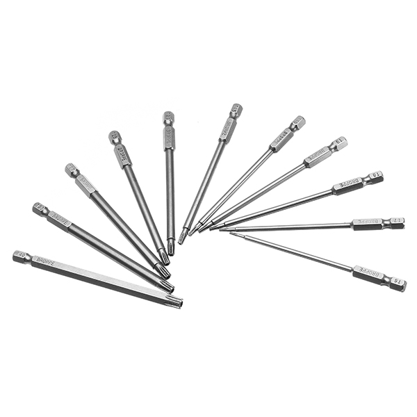 Broppe-11pcs-T6-T40-100mm-Magnetic-Torx-Screwdriver-Bits-14-Inch-Hex-Shank-1142879-4