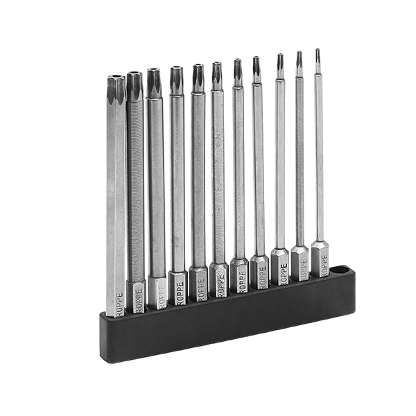 Broppe-11pcs-T6-T40-100mm-Magnetic-Torx-Screwdriver-Bits-14-Inch-Hex-Shank-1142879-5
