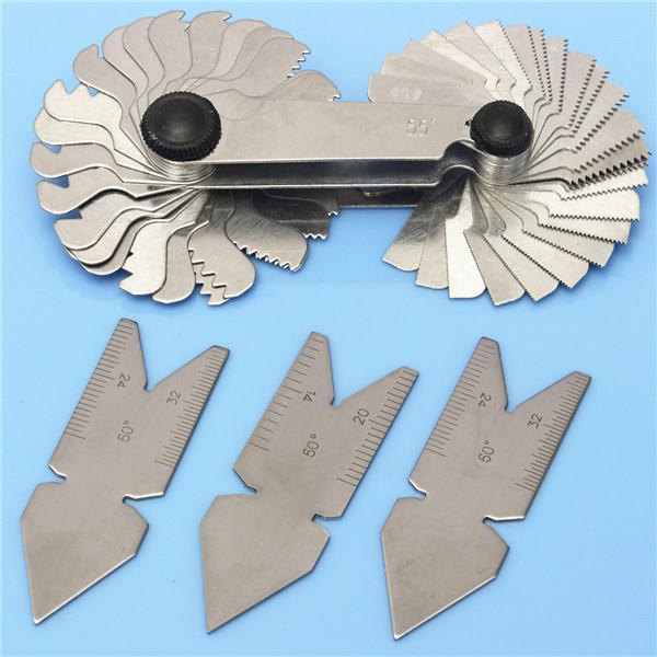 DANIU-4Pcs-Screw-Thread-Pitch-Cutting-Gauge-Tool-Set-Centre-Gage-5560deg-InchMetric-985808-2