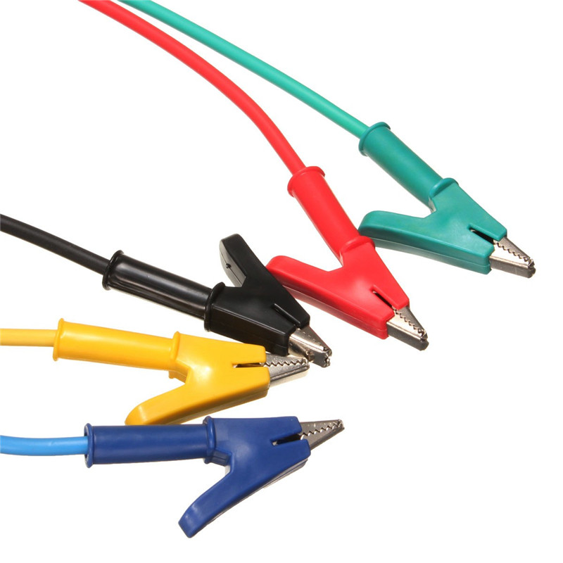 DANIU-5Pcs-1M-4mm-Silicone-Banana-Plug-to-Crocodile-Alligator-Clip-Test-Probe-Lead-Wire-Cable-1955476-7
