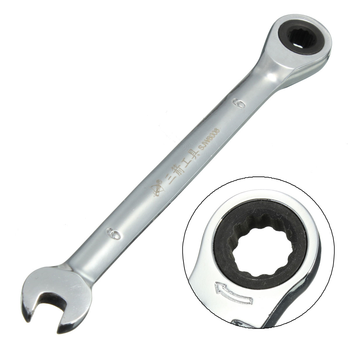 DANIU-Flexible-Pivoting-Head-Ratchet-Combination-Spanner-Wrench-Garage-Metric-Tool-6-Size-1191093-4