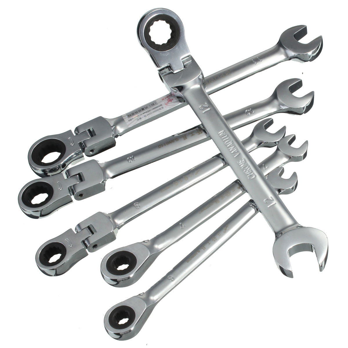 DANIU-Flexible-Pivoting-Head-Ratchet-Combination-Spanner-Wrench-Garage-Metric-Tool-6-Size-1191093-10