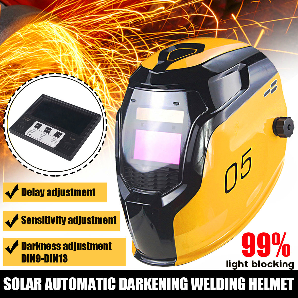 DIN49-13-Solar-Power-Automactic-Darkening-Welding-Helmet-Variable-Light-Welding-Cap-1842330-1