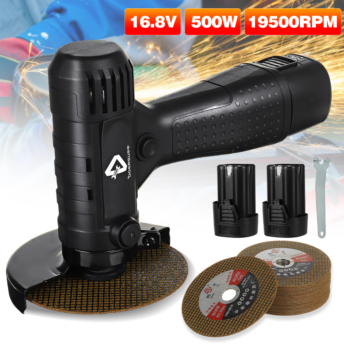 Doersupp-168V-550W-Mini-Electric-Angle-Grinder-Polishing-Machine-19500RPM-Powerful-Polishing-Tool-W--1818807-2