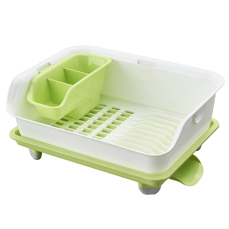 Double-Layer-Dish-Drying-Storage-Drain-Rack-Kitchen-Shelf-Tableware-Holder-1626061-6