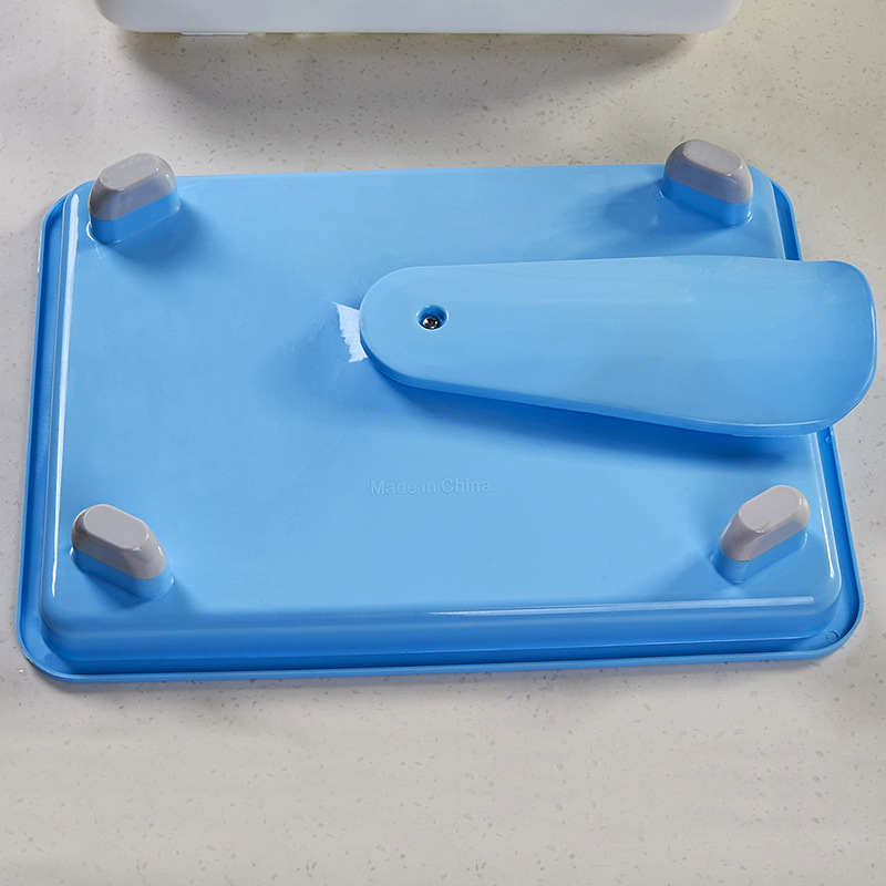 Double-Layer-Dish-Drying-Storage-Drain-Rack-Kitchen-Shelf-Tableware-Holder-1626061-7