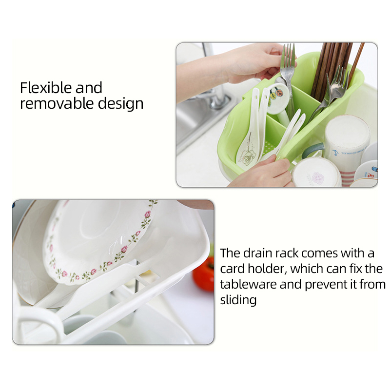Double-Layer-Dish-Drying-Storage-Drain-Rack-Kitchen-Shelf-Tableware-Holder-1626061-9