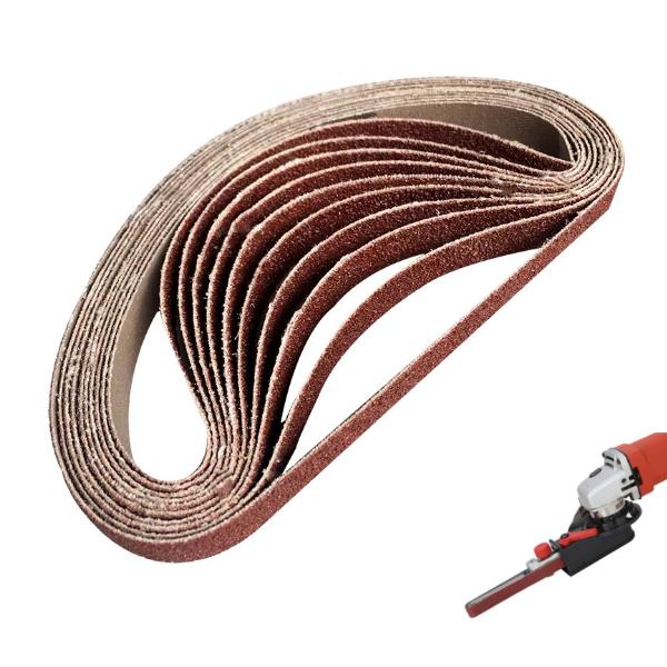 Drillpro-10pcs-60-to-600-Grit-15mm-x-452mm-Sanding-Belts-for-Angle-Grinder-Sanding-Belt-Adapter-1252941-1