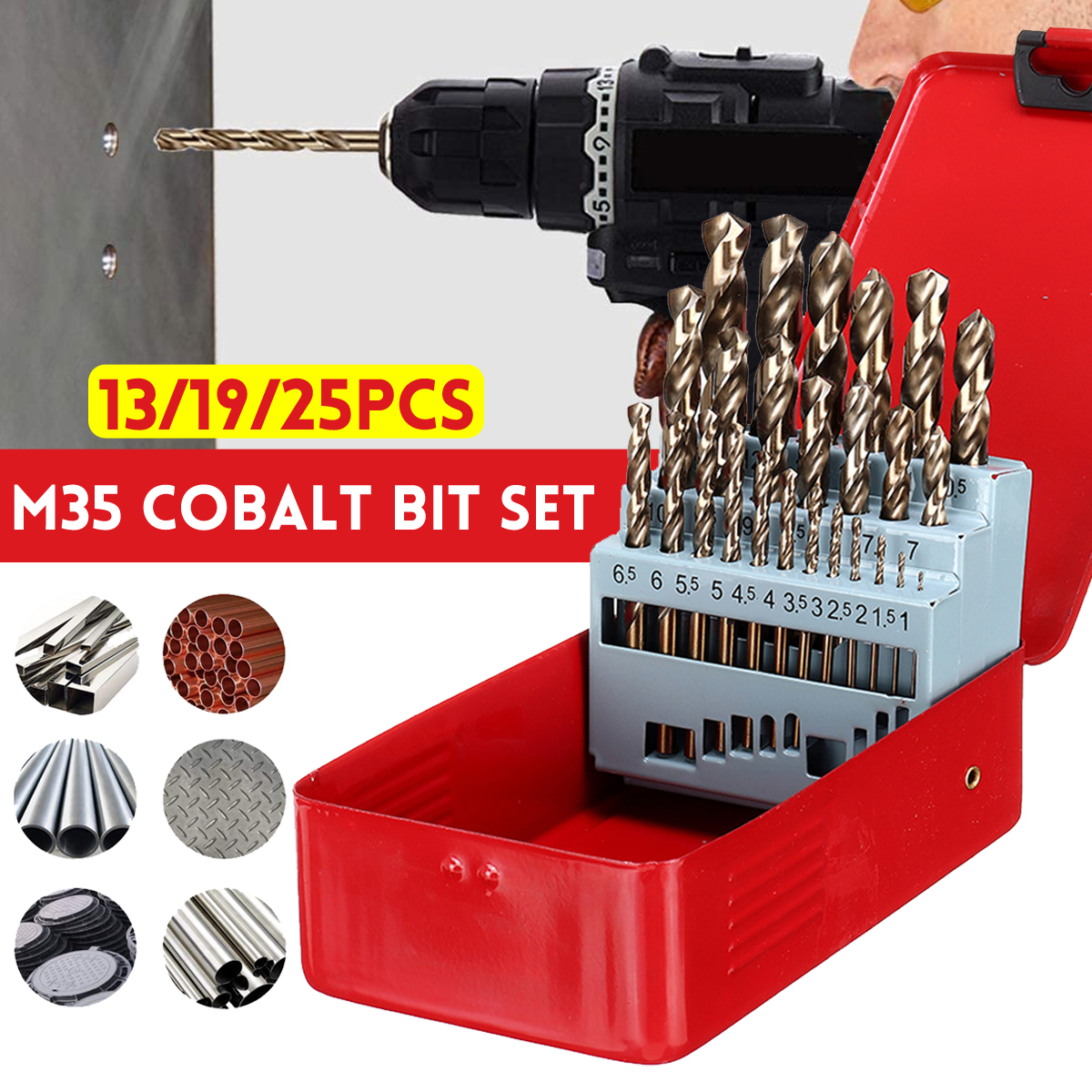Drillpro-131925-PCS-HSS-1-13mm-Drillpro-M35-Bit-Set-Cobalt-Twist-Drill-Bit-1940712-1