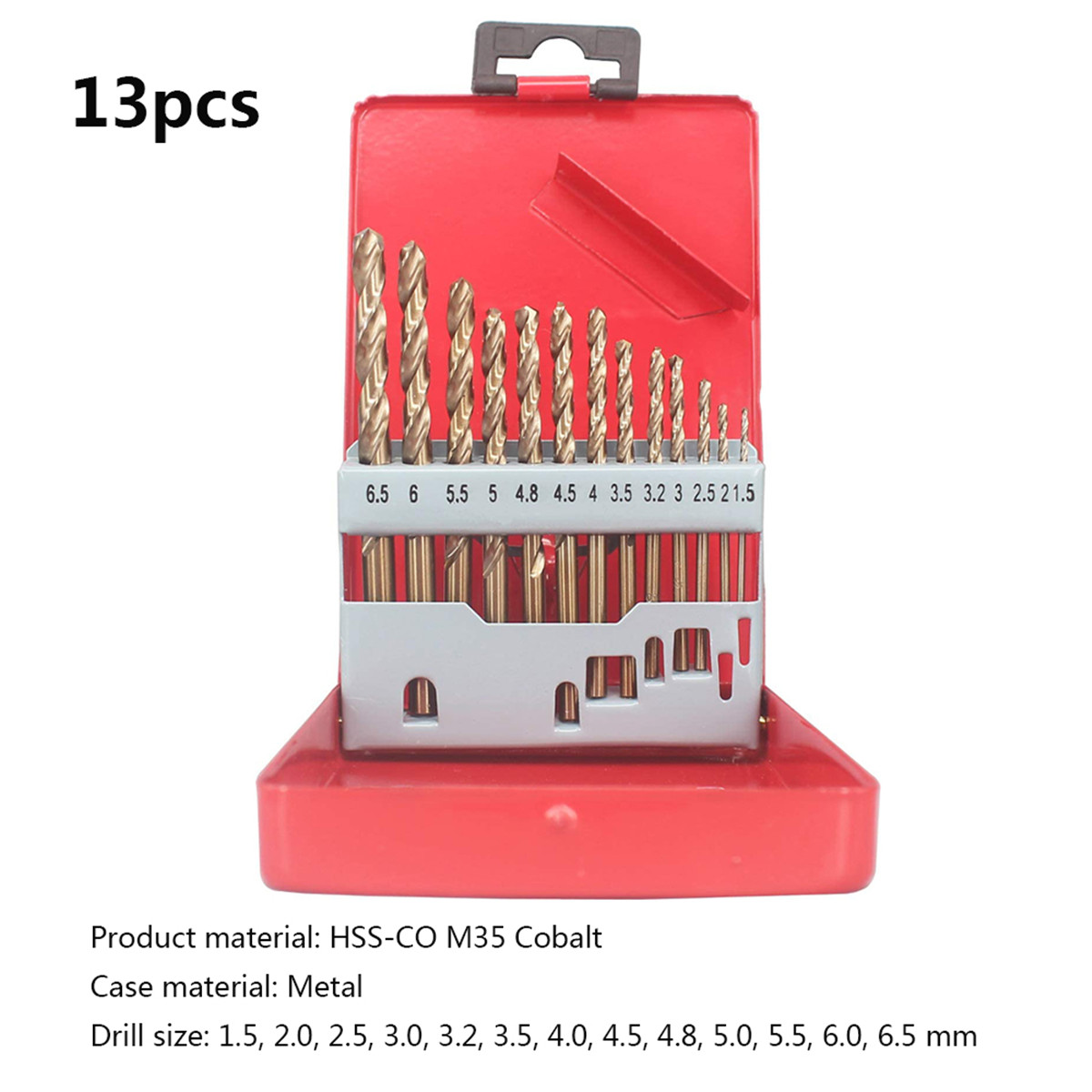 Drillpro-131925-PCS-HSS-1-13mm-Drillpro-M35-Bit-Set-Cobalt-Twist-Drill-Bit-1940712-6