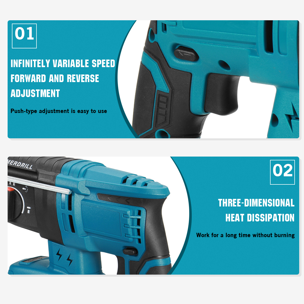 Drillpro-27mm-Brushless-Electric-Hammer-Rotary-Hammers-Multifunctional-Industrial-Grade-Concrete-Lit-1614390-12