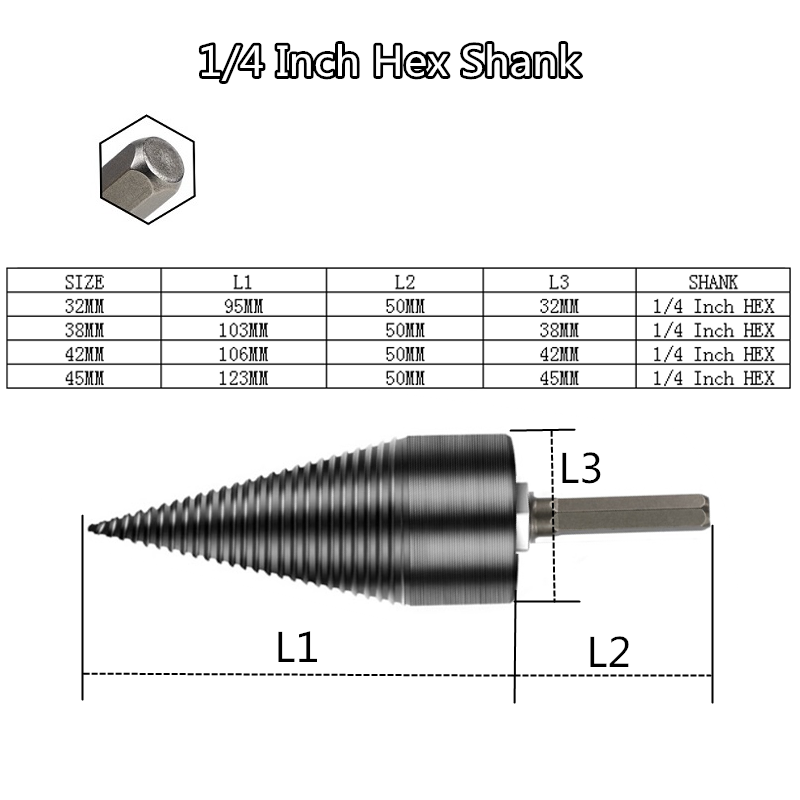 Drillpro-32-45mm-Kindling-Firewood-Splitter-Drill-Bit-Firewood-Split-Wood-Drill-Bit-for-Electric-Dri-1598397-3