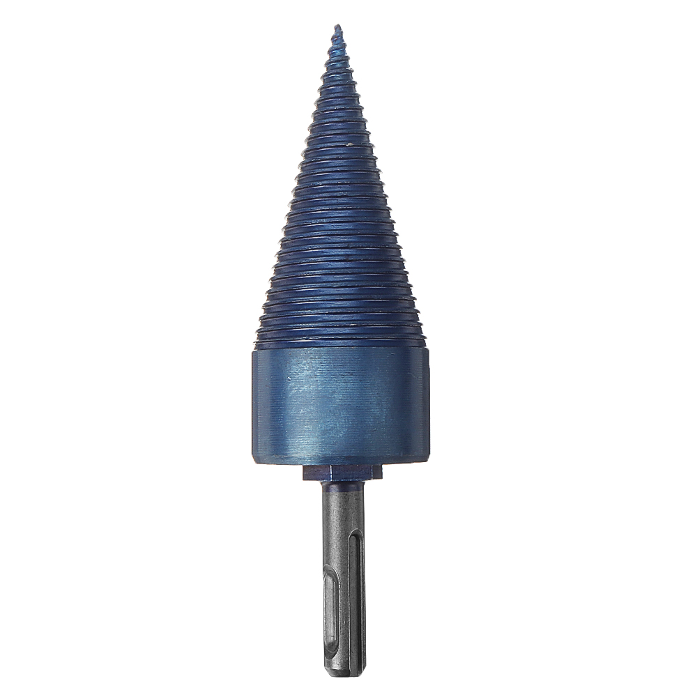 Drillpro-3242mm-Nano-Blue-Coated-HSS-RoundSquareHex-Shank-Firewood-Drill-Bit-Splitter-Wood-Split-Con-1789178-1