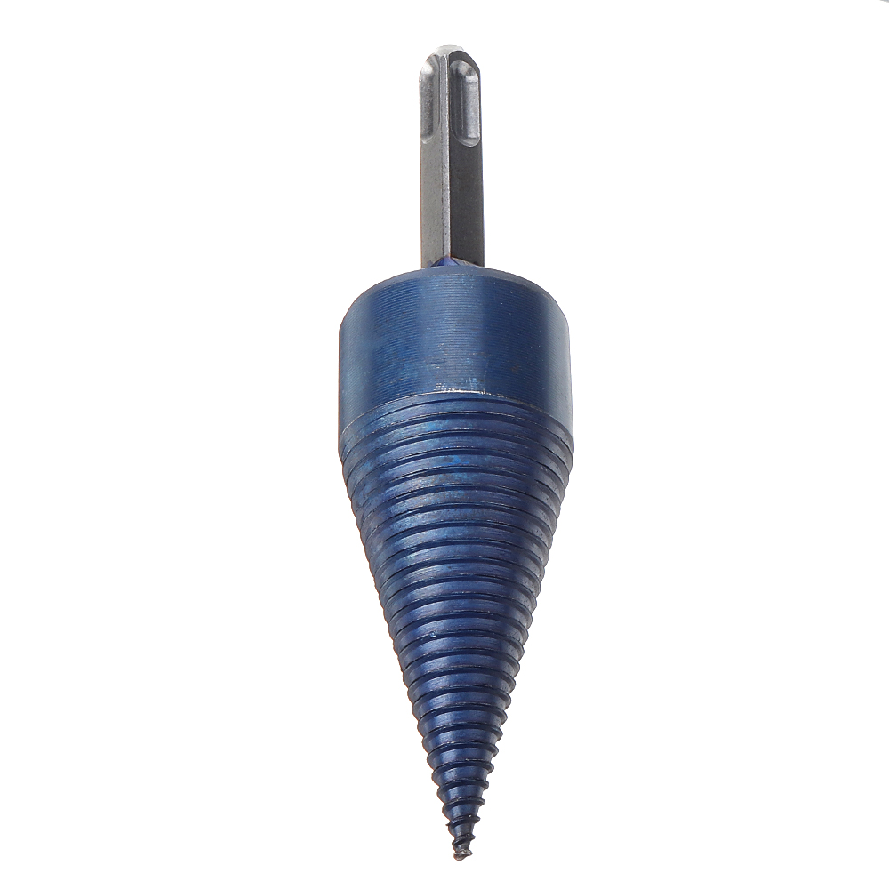 Drillpro-3242mm-Nano-Blue-Coated-HSS-RoundSquareHex-Shank-Firewood-Drill-Bit-Splitter-Wood-Split-Con-1789178-2