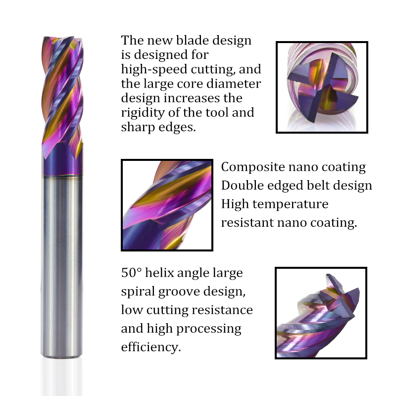 Drillpro-5681012mm-ULTRA-Surface-Tungsten-Carbide-End-Mill-HRC60-4-Flute-Spiral-End-Milling-Cutter-C-1719201-5